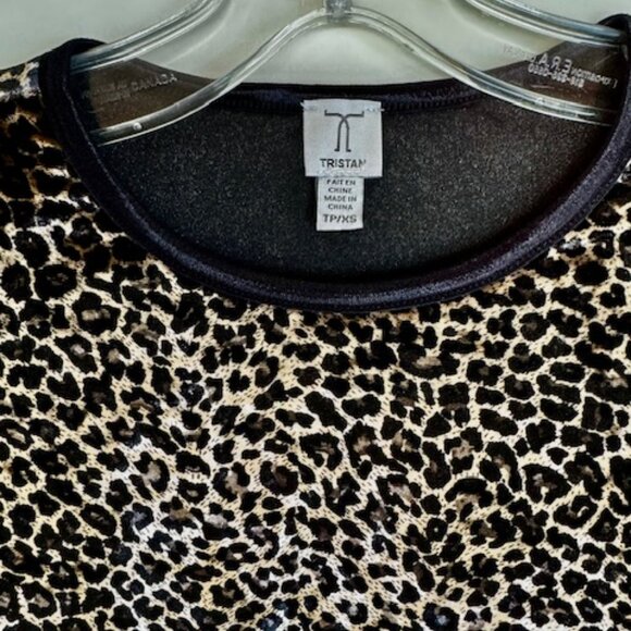 Velvet chic t-shirt leopard pattern - Picture 2 of 5